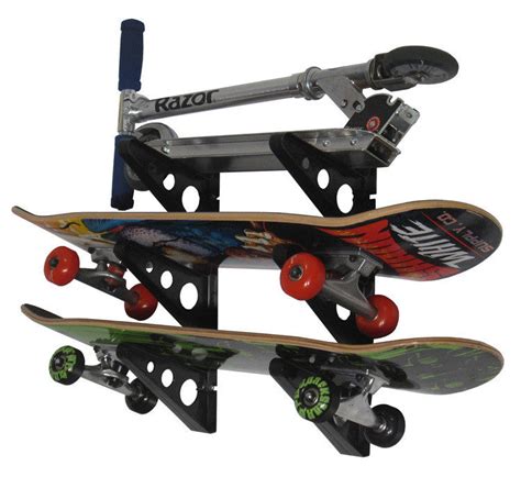 Skateboard Rack Triple Nz 3 Skateboard Wall Rack Display Storage Rack