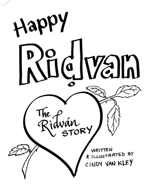 Happy Ridvan Coloring Book Pdf