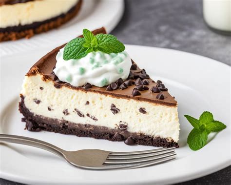 Mint Chocolate Chip Cheesecake Recipe