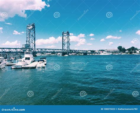 Waterfront in Portsmouth New Hampshire Editorial Stock Photo - Image of ...