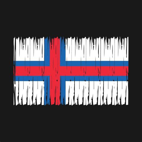 Faroe Islands Flag Brush 20226257 Vector Art At Vecteezy