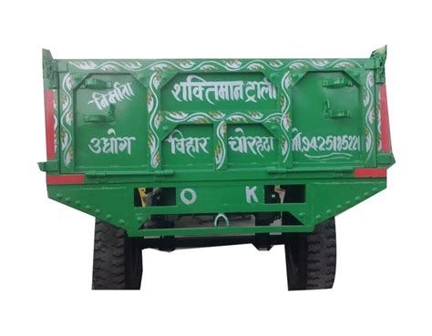 Mild Steel Hydraulic Tractor Trolley For Agriculture At Rs 134000 In Rewa