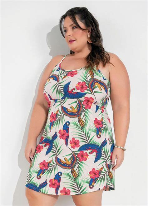 Plus Size Feminino Marguerite