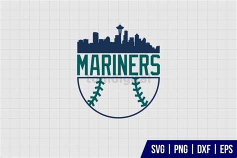 Mariners Baseball SVG Gravectory