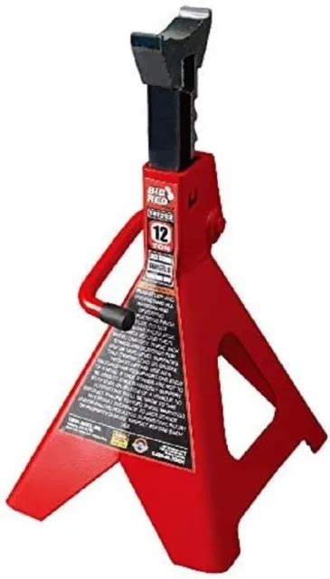 Big Red Torin Steel Jack Stands Ton Lb Capacity Red