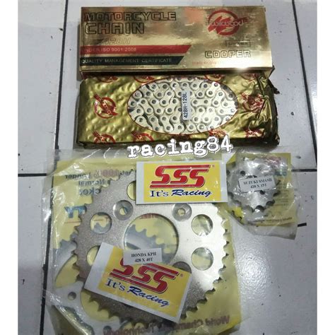 Jual Gear Set Sss Verza Dan Byson Rantai Willwood Original Shopee