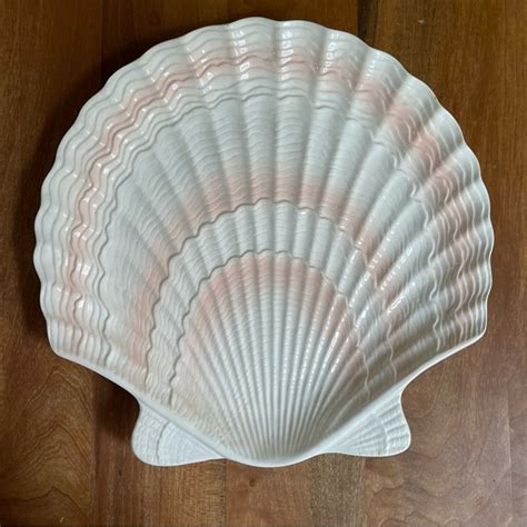 Otagiri Dining Vintage Otagiri Porcelain Large Clam Sea Shell