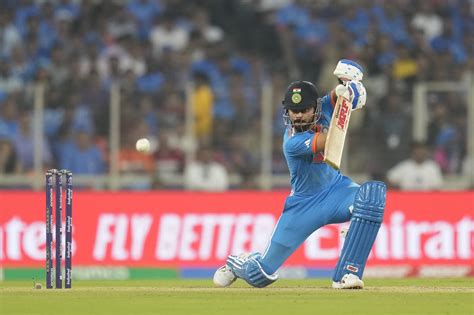 Virat Kohli drives one in his short-lived stay | ESPNcricinfo.com