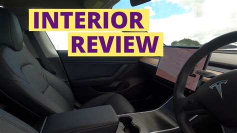 TESLA MODEL 3 INTERIOR Review In Depth Tesla Interior Overview YouTube