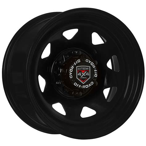 Extreme 4x4 Steel Wheel 16x8 6 139 7 0p Black 106 1cb Suits Pk Ranger Cap