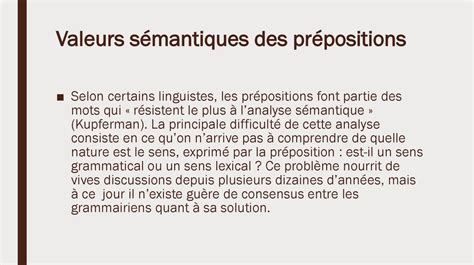 Adverbe Préposition Conjonction Particules Et Motsphrases