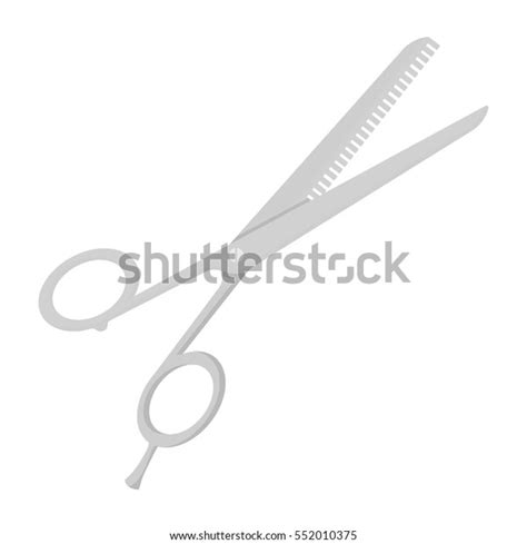 Thinning Shears Icon Cartoon Style Isolated Stock Vector Royalty Free