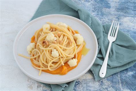 Spaghetti Con Crema Di Zucca E Cavolfiore Ranocchietta In Cucina