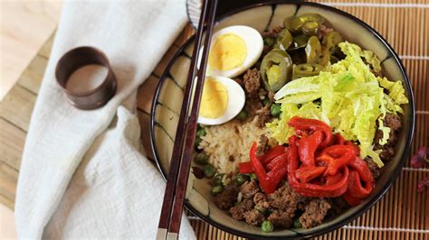 Soboro Donburi Gingery Ground Beef