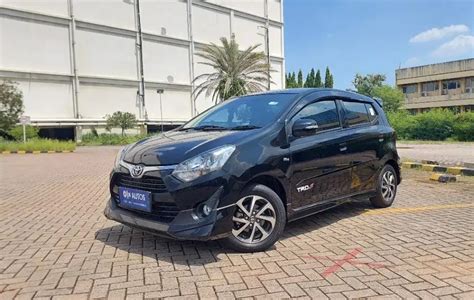 OLXmobbi Toyota Agya 1 2 TRD Sportivo Bensin AT 2018 Hitam Mobil