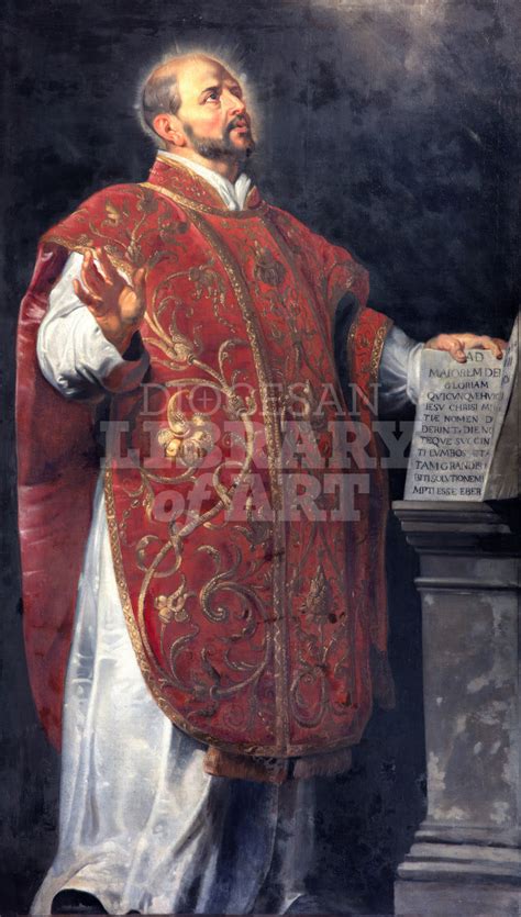 diocesan library  art saint ignatius  loyola