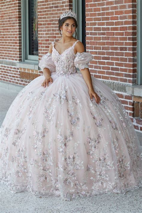 Puff Sleeve Cape Quinceanera Dress By House Of Wu 26043 ShopperBoard