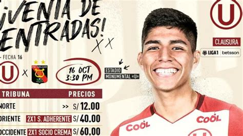 Entradas Universitario Vs Melgar Por La Liga 1 Octubre Infozport