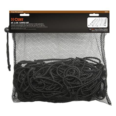 CURT® 18201 - 65" x 38" Extended Roof Rack Cargo Net