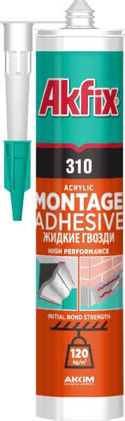 Akfix Montage Adhesive Ml Cartridge Construction Adhesive