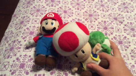 Mario Party 5 Mario Plush Bundled With Sanei Luigi And Peach Unboxing