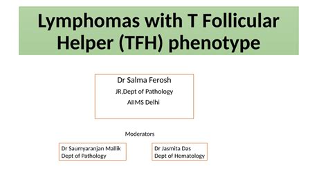 Pdf Lymphomas With T Follicular Helper Tfh Phenotype