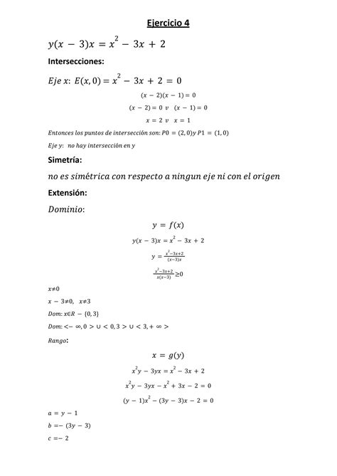 SOLUTION Ejercicios De Asintotas Studypool