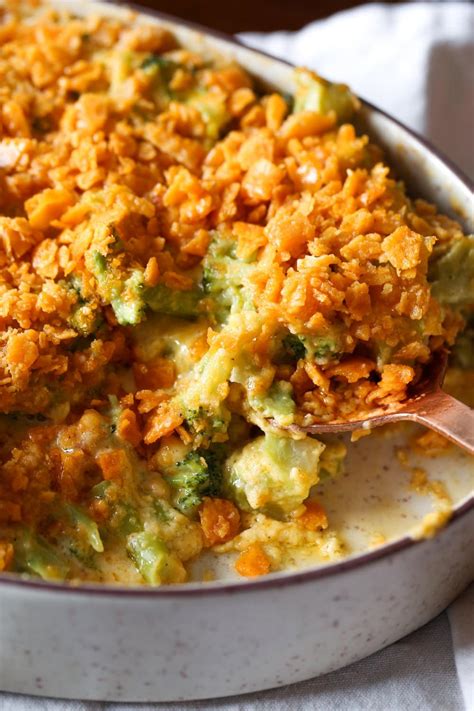 Easy Broccoli Cheese Casserole | Cookies & Cups