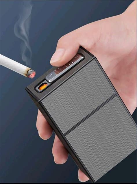 Smoking Accessories Exclusive Cigarette Box Lighter Rechargeable