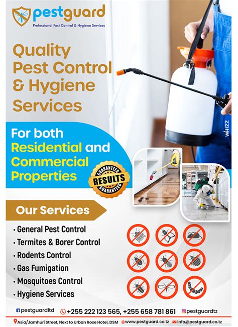 Quality Pest Control And Hygiene Services Whizztanzania