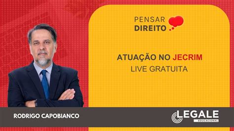 Live Pensar Direito Atua O No Jecrim Youtube