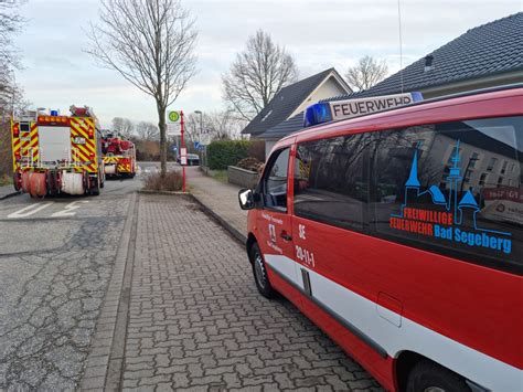 FW Bad Segeberg Einsatzreiche Tage für Freiwillige Feuerwehr Bad