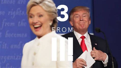 Trump V Clinton Gets Even More Ugly In Thursdays 3 From Three Bbc Three