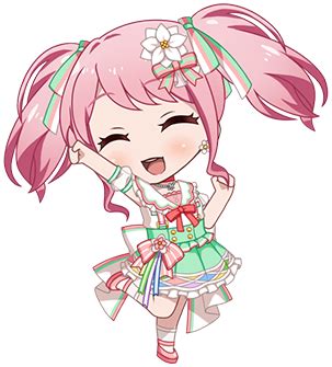 Aya Maruyama Happy Floral Step Cards List Girls Band Party