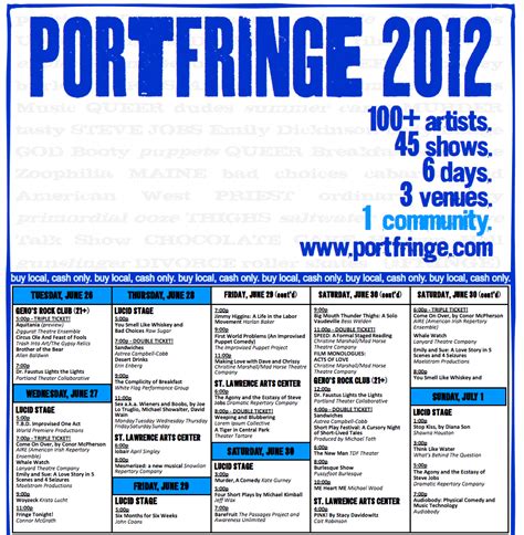 Portfringe 2012 Portringe