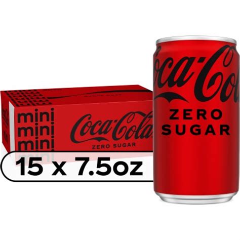 Coca Cola® Zero Sugar Soda Mini Cans 15 Pk 75 Fl Oz Pick ‘n Save