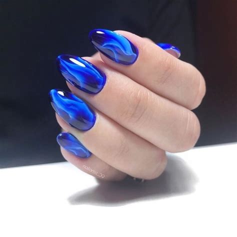 Pin on Маникюр | Gel nails, Blue nails, Stylish nails