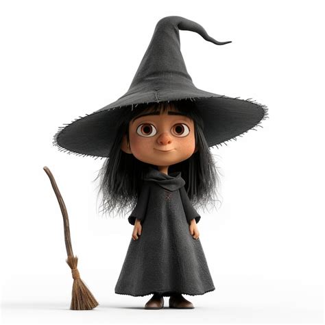 A Witch in Disney studio Pixar style | Premium AI-generated image