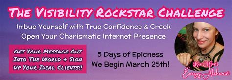 Visibility Rockstar Challenge Kai Clifford Energy Alchemy Spiritual