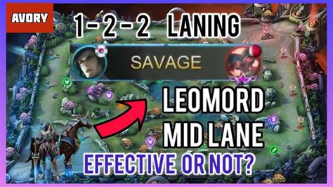 SAVAGE Leomord Midlane Gameplay Top Global Leomord Avory Mobile