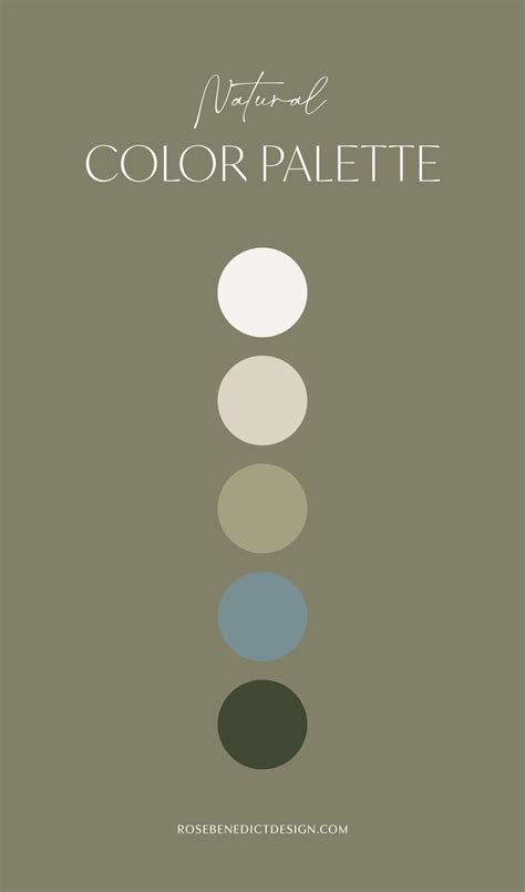 Earthy And Natural Color Palette Design Inspiration For Small