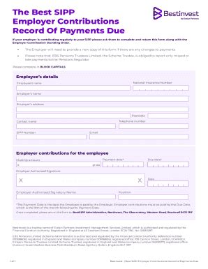 Fillable Online SIPP Additional Contribution Form Fax Email Print