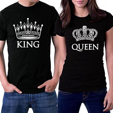 King Queen Shirts Set For Couples Matching T Shirts King Queen Shirts