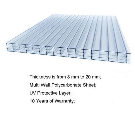 Multiwall Polycarbonate Sheet Weprofab