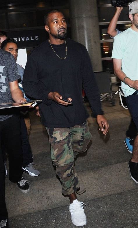 Yeezy X Rrl Camo Pants Kanye West Outfits Streetwear Men Outfits