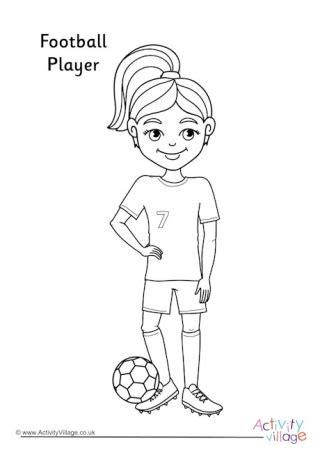 Soccer Colouring Pages