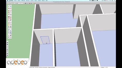 Tutoriel Sketchup 11 outil déplacer avancer YouTube