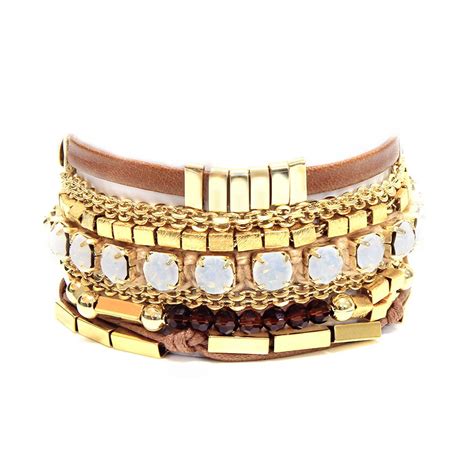 Pulseira Imã Valência Dourado Grace Almeida Bijoias Design Autoral