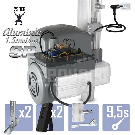 Kit Motor Basculante Bv Ppa Sp M Trilho Alum Nio Suporte Control