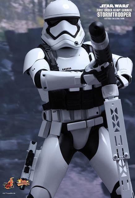 Star Wars First Order Heavy Gunner Stormtrooper Escala 1 6 Hot Toys